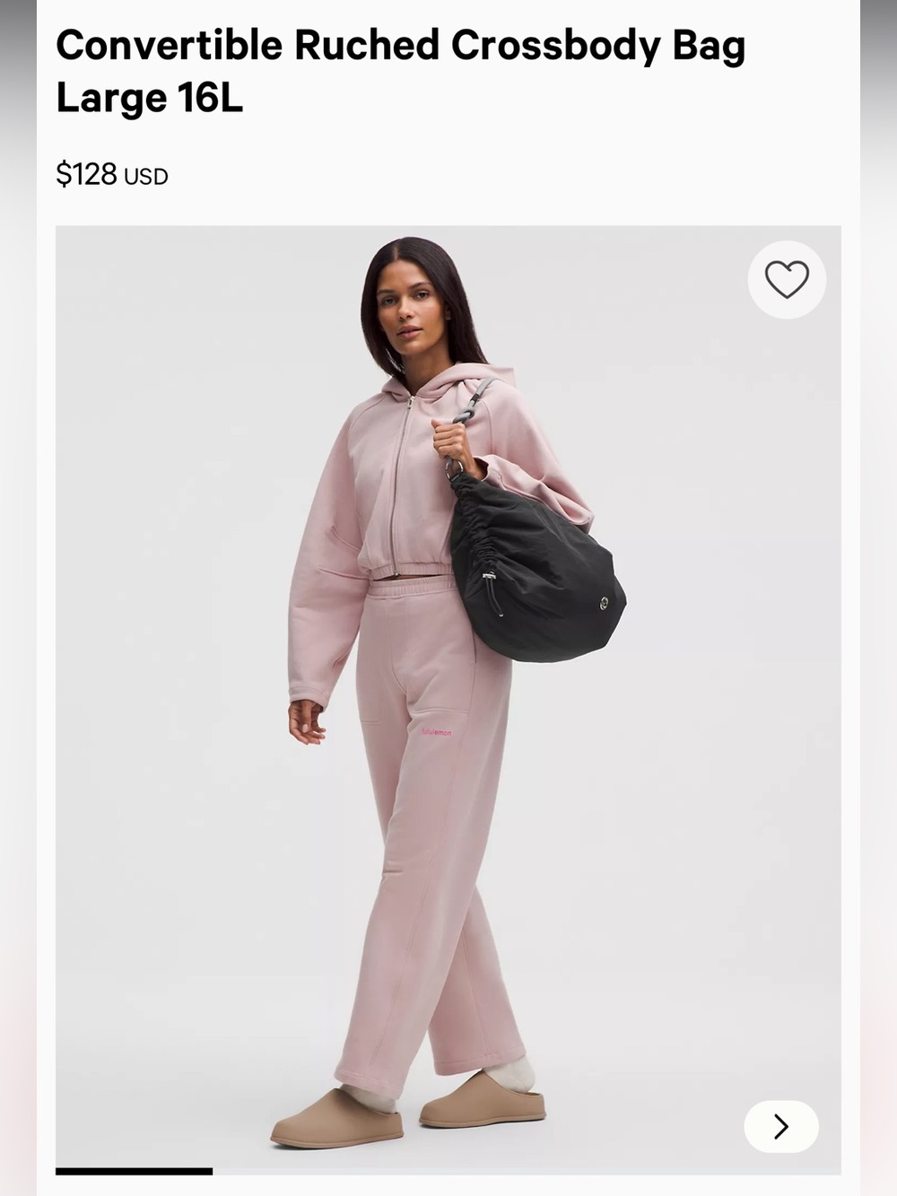 Lululemon convertible rushed crossbody bag